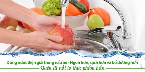 Mẹo sơ chế thực phẩm bằng nước điện giải ion kiềm – Nấu ăn ngon tại nhà